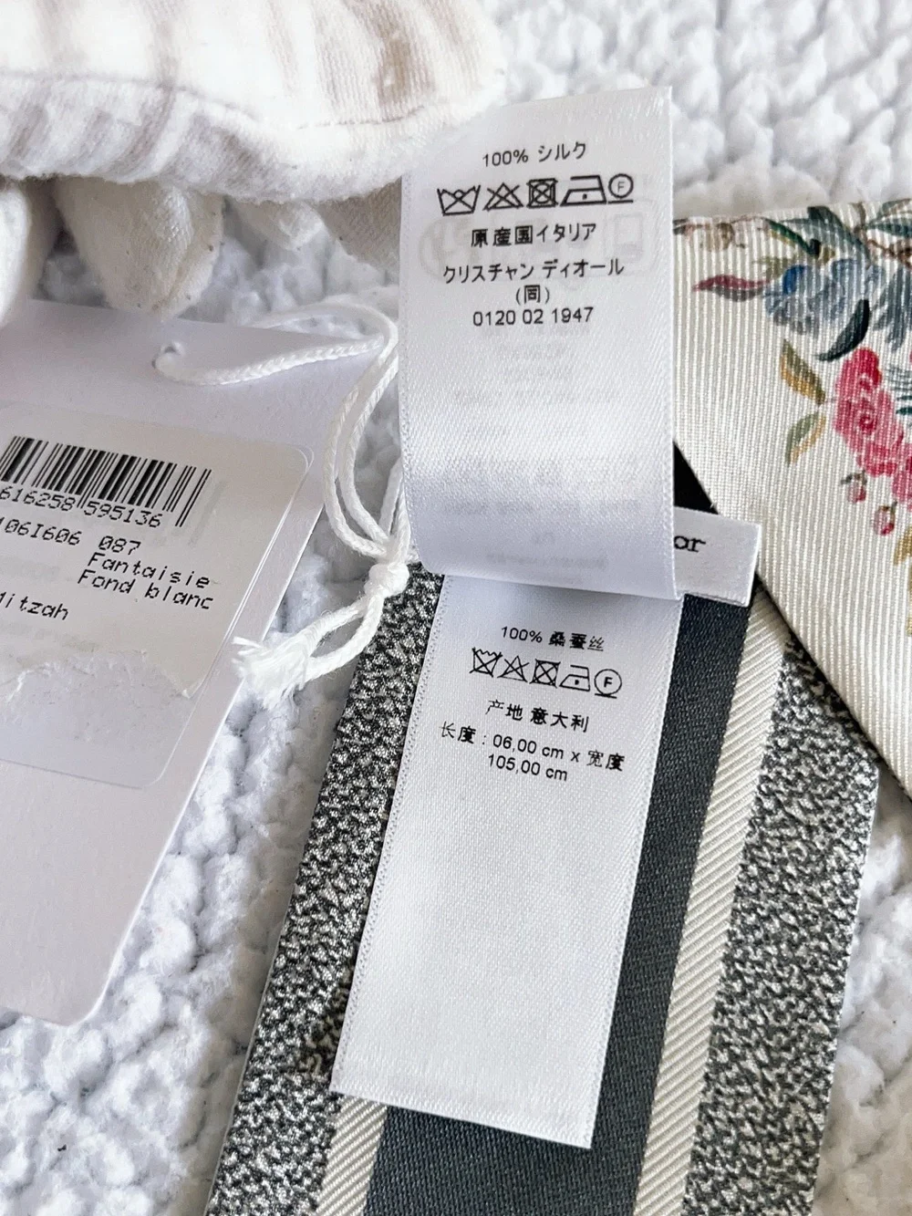 Dior Jardin D’hiver Mitzah Silk Scarf
